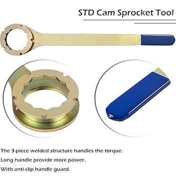 Yoursme Intake/Exhaust Cam Sprocket Wrench Tool & Crank